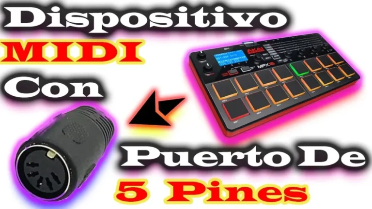 crear dispositivo midi 5 pines